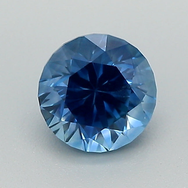 0.88ct Blue Round Brilliant Montana Sapphire