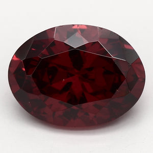 2.09ct Oval Orange Recycled Cubic Zirconia