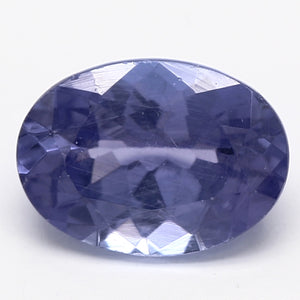 0.86ct Oval Bluish Violet Recycled Natural Tanzanite