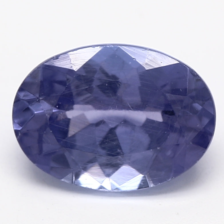 0.86ct Oval Bluish Violet Recycled Natural Tanzanite