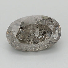 Load image into Gallery viewer, 1.00ct Salt &amp; Pepper I3 Oval Cut Diamond
