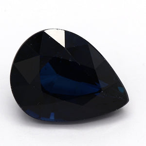 1.97ct Pear Blue Recycled Natural Sapphire