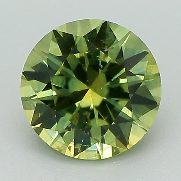 1.22ct Green Round Brilliant Montana Sapphire