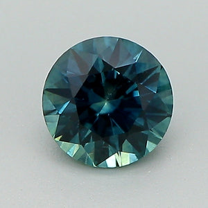 0.84ct Blue Round Brilliant Montana Sapphire