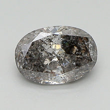 Load image into Gallery viewer, 0.71ct Salt &amp; Pepper I3 Oval Cut Diamond

