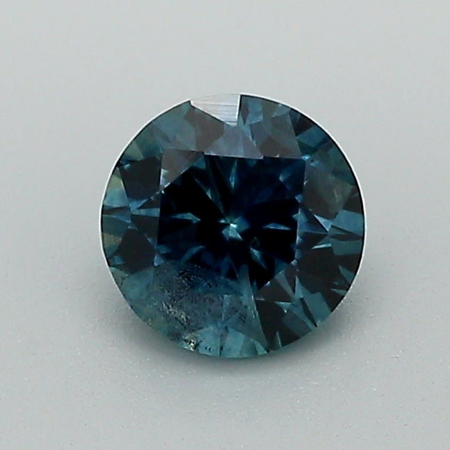 0.78ct Blue Round Brilliant Montana Sapphire