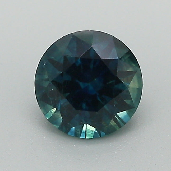 0.96ct Blue Round Brilliant Montana Sapphire