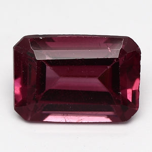 0.97ct Rectangle Pinkish Purple Recycled Natural Rhodolite