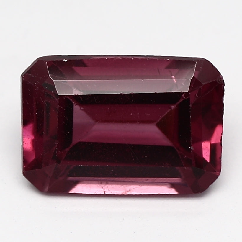 0.97ct Rectangle Pinkish Purple Recycled Natural Rhodolite