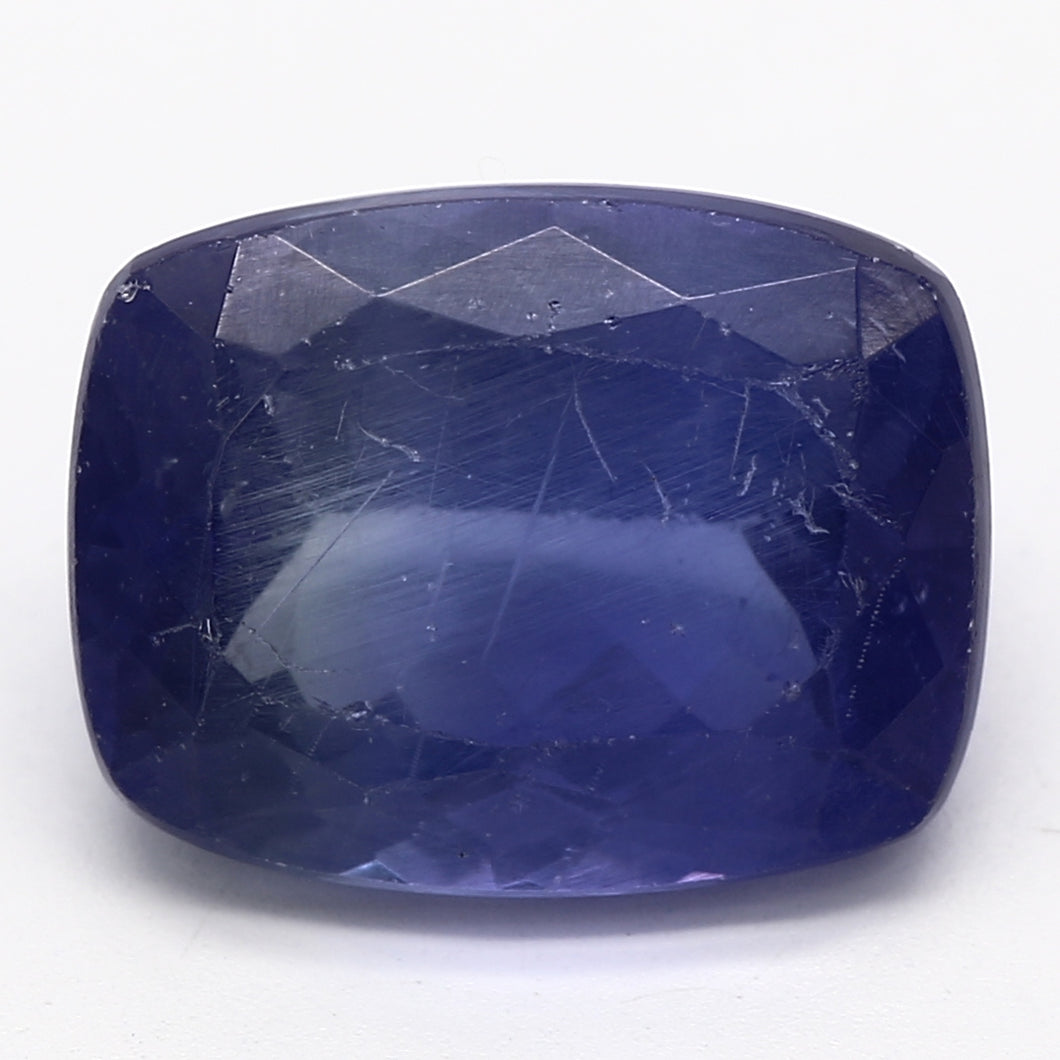 2.59ct Cushion Violet Blue Recycled Natural Tanzanite