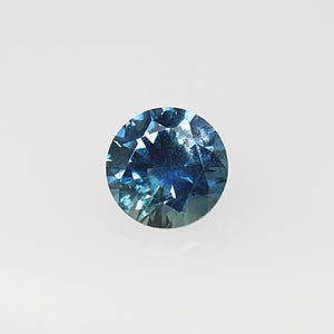 1.07ct Medium Blue-Green Round Sapphire