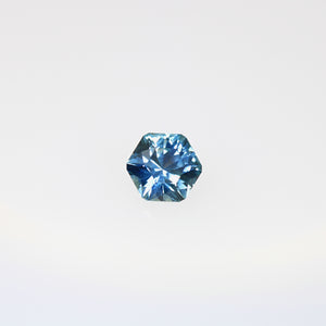 1.04ct Medium Blue Hexagon Sapphire