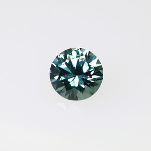 1.33ct Medium-Dark Blue-Green Round Sapphire