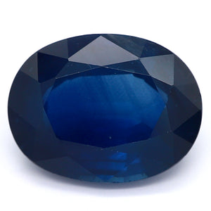 2.84ct Certified Blue Natural Sapphire
