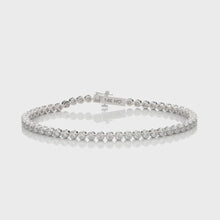 Load and play video in Gallery viewer, Classic Lab Grown Diamond Tennis Bracelet
