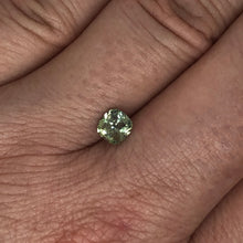 Load image into Gallery viewer, 0.76ct Light Green Cushion Sapphire

