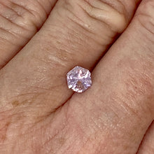 Load image into Gallery viewer, 0.79ct Bi-Color Light Pink Hexagon Sapphire
