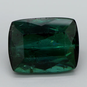 8.4ct Green Cushion Cut  Brazil Tourmaline, IGI Certified