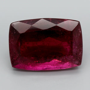 12.32ct Pinkish Purple Cushion Cut Pink Brazil Tourmaline, IGI Certified