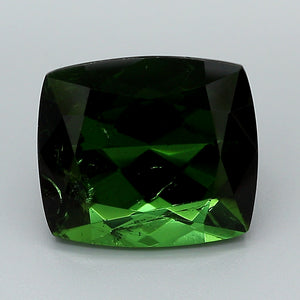 5.4ct Green Cushion Cut  Brazil Tourmaline