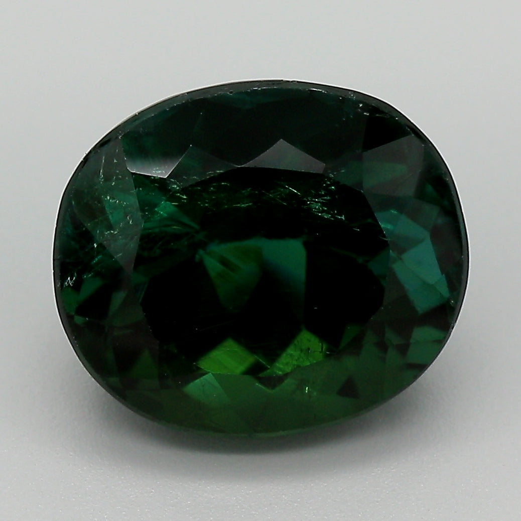 5.69ct Green Oval Cut  Brazil Tourmaline