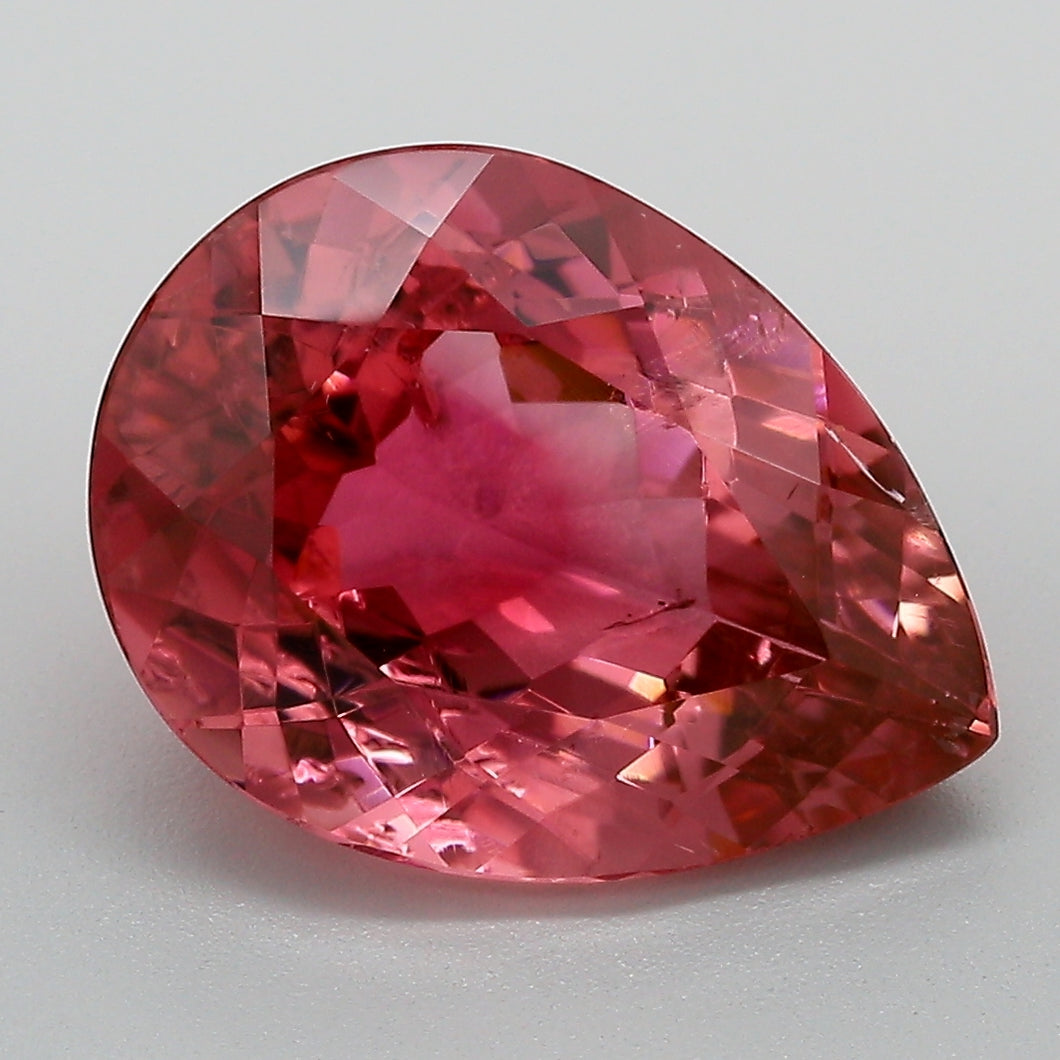 4.66ct Pink Pear Shape  Brazil Tourmaline